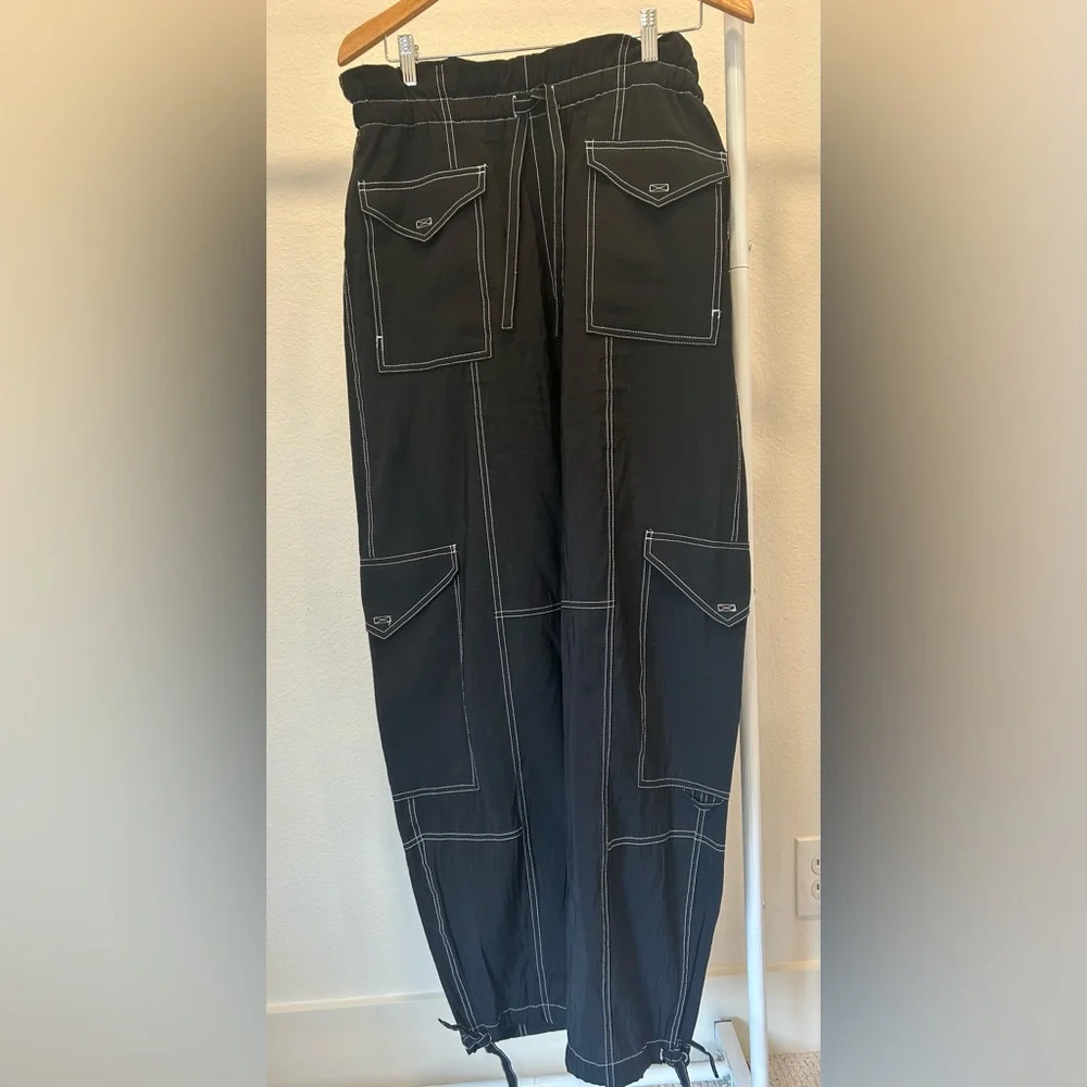 Ganni Slub Cargo Pants - Picture 4 of 10